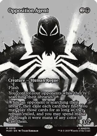 Opposition Agent (Borderless) (MAR-019) - Marvel Eternal-Legal