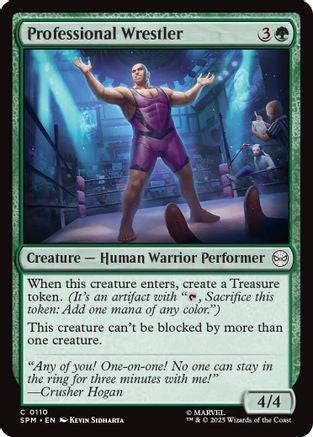 Professional Wrestler (SPM-110) - Marvel's Spider-Man Foil