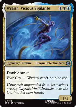 Wraith, Vicious Vigilante (SPM-160) - Marvel's Spider-Man Foil