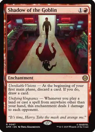 Shadow of the Goblin (SPM-087) - Marvel's Spider-Man Foil