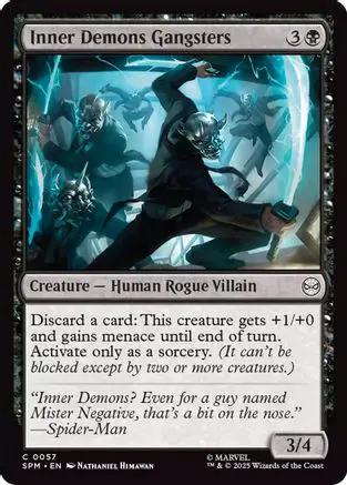Inner Demons Gangsters (SPM-057) - Marvel's Spider-Man Foil