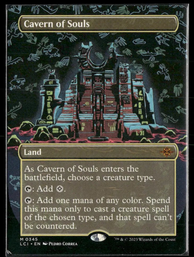 The Lost Caverns of Ixalan Cavern of Souls (0345) (Borderless) #345