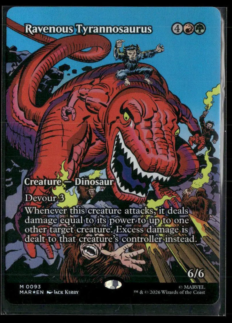 Marvel Universe Eternal-Legal Ravenous Tyrannosaurus (Borderless) #93