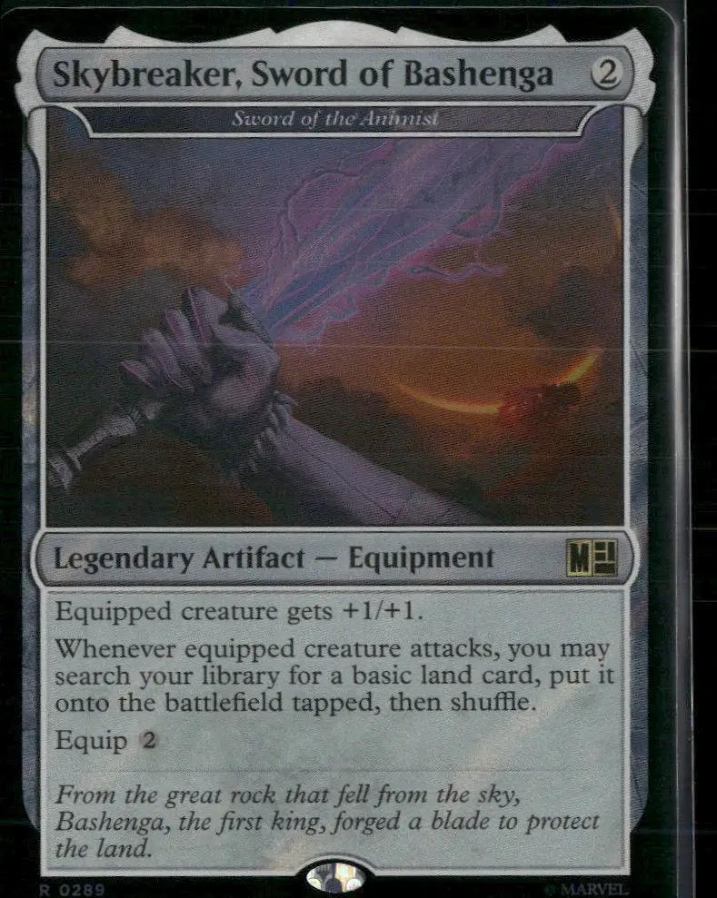 Skybreaker Sword of Bashenga Sword of the Animist (Surge Foil) - Commander (MSC)