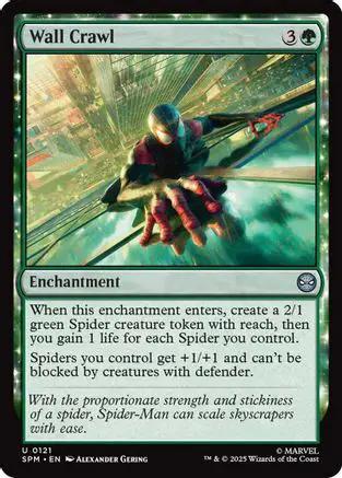 Wall Crawl (SPM-121) - Marvel's Spider-Man Foil
