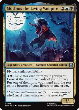 Morbius the Living Vampire (SPM-137) - Marvel's Spider-Man Foil