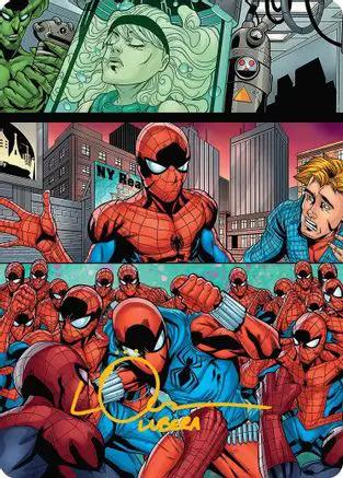 The Clone Saga Art Card (Gold-Stamped Signature) (AASPM-042) - Art Series: Marvel's Spider-Man