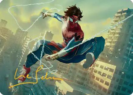 Spider-Man India Art Card (Gold-Stamped Signature) (AASPM-031) - Art Series: Marvel's Spider-Man