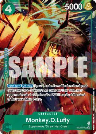 Monkey.D.Luffy - PRB02-005 (Alternate Art) (PRB02-005) - Premium Booster -The Best- Vol. 2 Foil