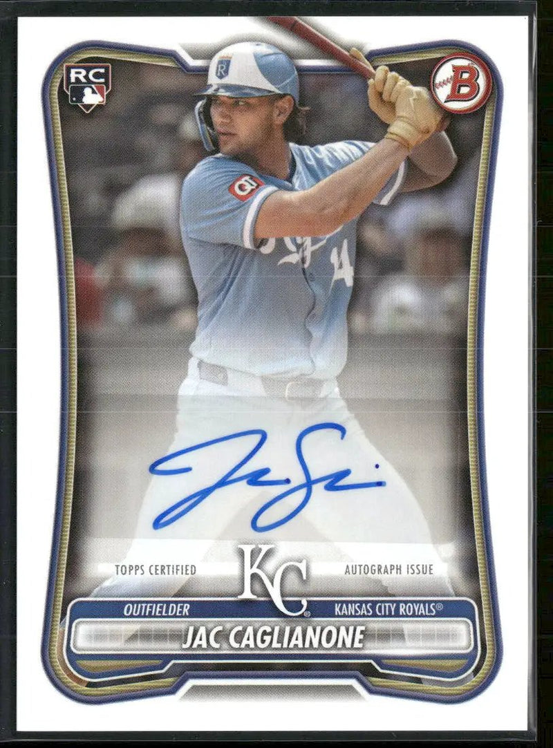 2026 Bowman Rookie and Veteran Autographs Jac Caglianone Auto #PRV-JC
