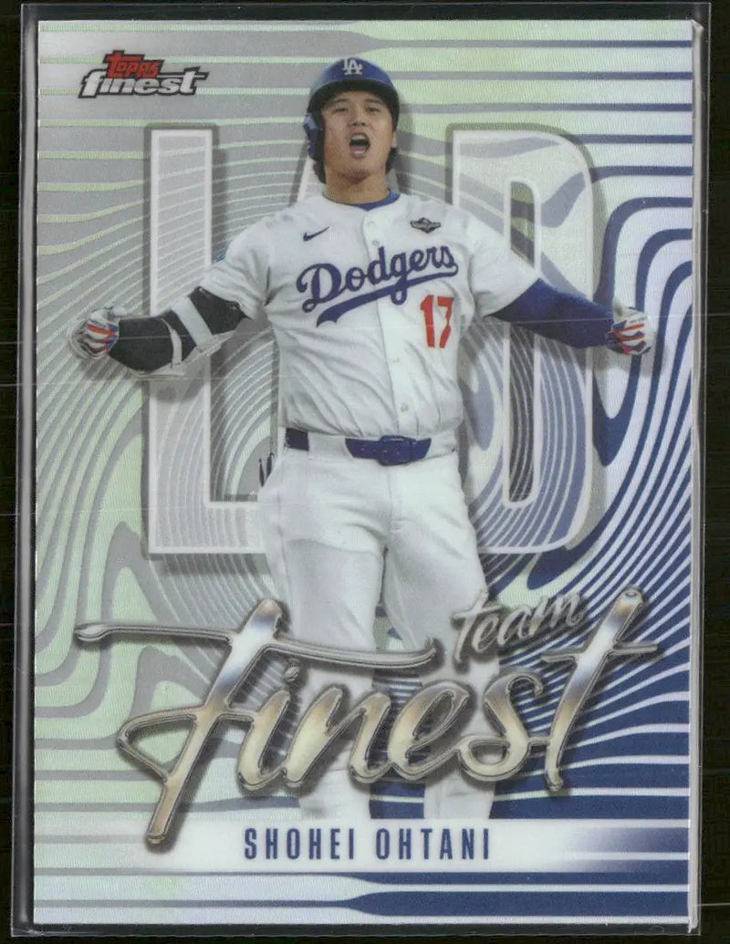 2026 Finest Topps Team Finest Refractors Shohei Ohtani #TF-15