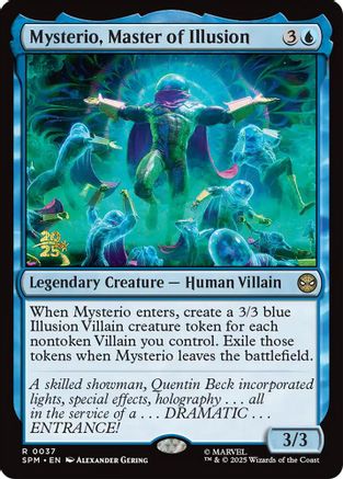 Mysterio, Master of Illusion (PRE-037) - Prerelease Cards Foil