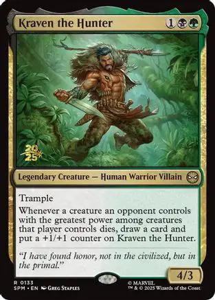 Kraven the Hunter (PRE-133) - Prerelease Cards Foil