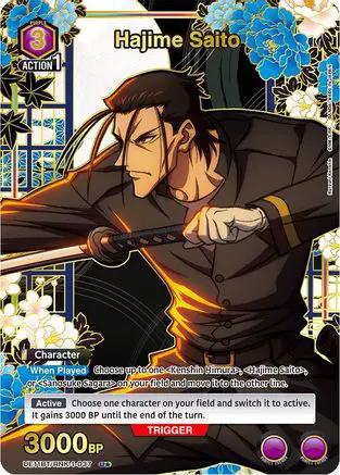 Hajime Saito (037) (U*) (UE11BT/RNK-1-037) - UE11BT Rurouni Kenshin Foil