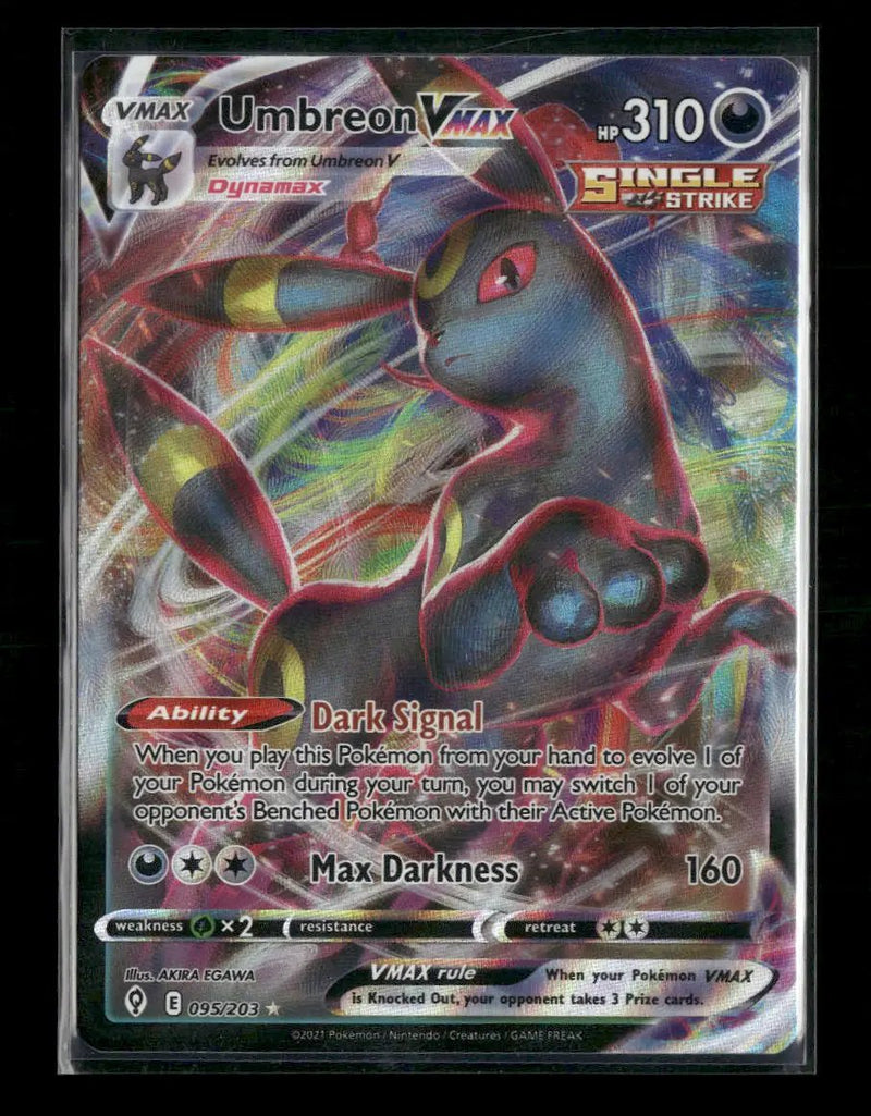 SWSH07: Evolving Skies Umbreon VMAX #095/203