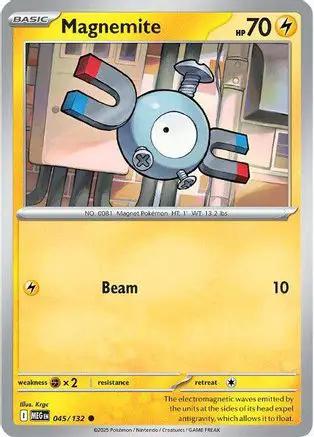 Magnemite 045 - ME01 Mega Evolution Reverse Holofoil