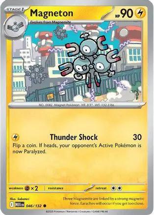 Magneton 046 - ME01 Mega Evolution Reverse Holofoil