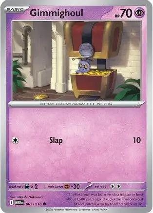 Gimmighoul 067 - ME01 Mega Evolution Reverse Holofoil