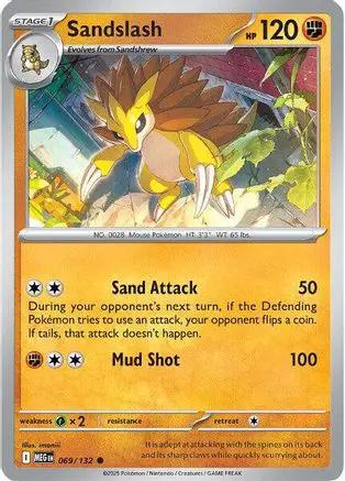 Sandslash 069 - ME01 Mega Evolution Reverse Holofoil