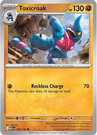 Toxicroak 079 - ME01 Mega Evolution Reverse Holofoil