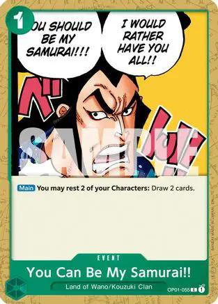You Can Be My Samurai!! (Reprint) (OP01-055) - Premium Booster -The Best- Vol. 2