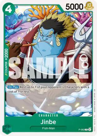 Jinbe - P-063 (Reprint) (P-063) - Premium Booster -The Best- Vol. 2