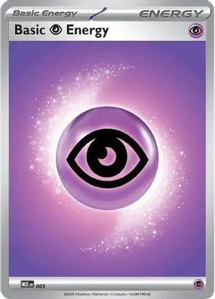 Basic Psychic Energy 005 - MEE Mega Evolution Energies Reverse Holofoil