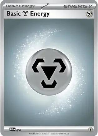 Basic Metal Energy 008 - MEE Mega Evolution Energies Reverse Holofoil