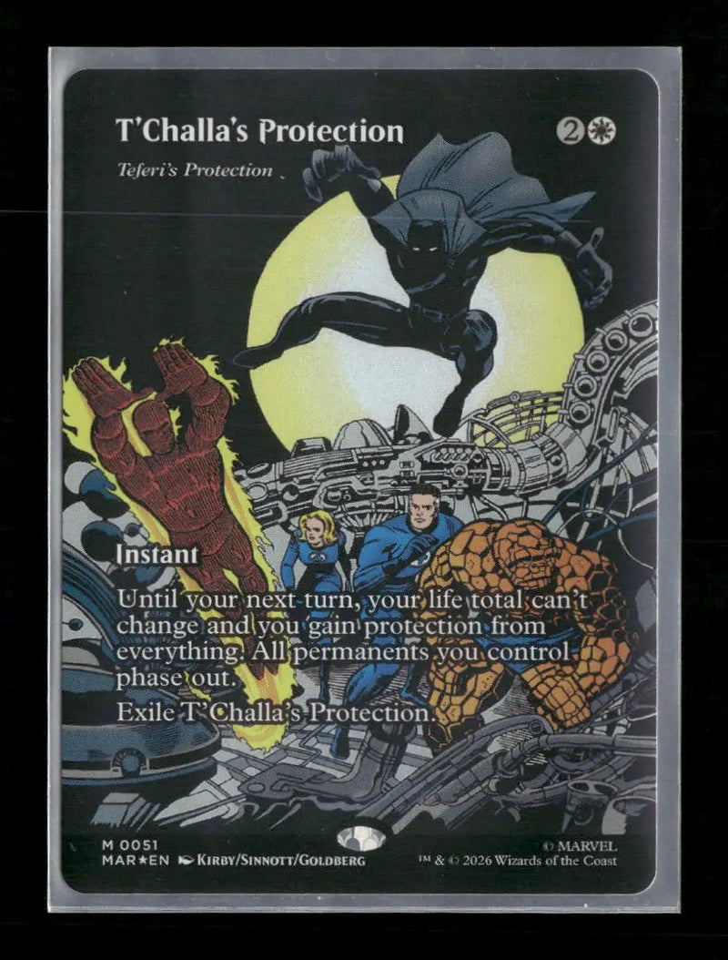 Marvel Universe Eternal-Legal T'Challa's Protection Foil #51