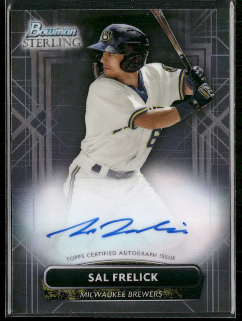 2022 Bowman Sterling Prospect Autographs Sal Frelick Auto #PA-SF