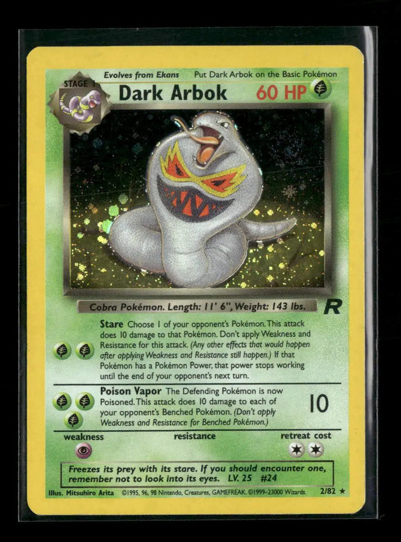 Team Rocket Dark Arbok (2) Unlimited #02/82