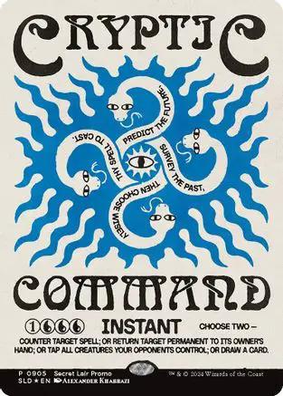 Cryptic Command (Rainbow Foil) (SLD-905) - Secret Lair Drop Series Foil