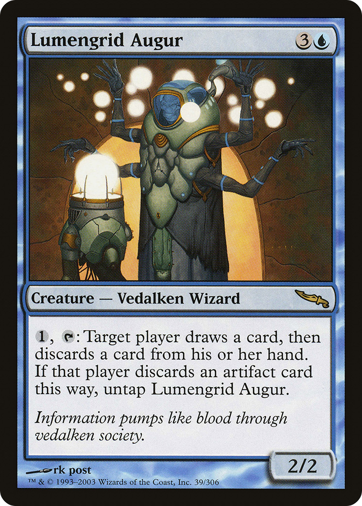 Lumengrid Augur (MRD-039) - Mirrodin Foil
