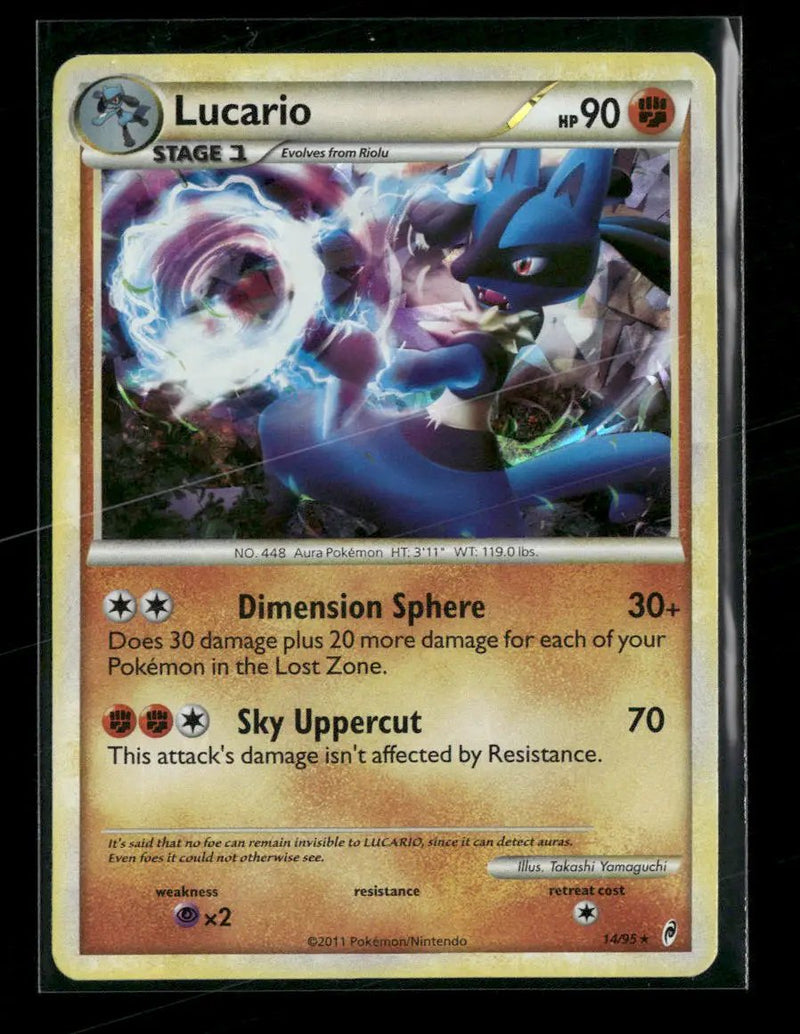 Deck Exclusives Lucario (Cracked Ice Holo) #014/095