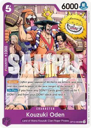 Kouzuki Oden (OP13-063) - Carrying On His Will