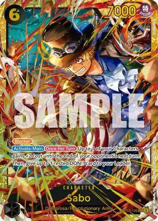 Sabo (120) (OP13-120) - Carrying On His Will Foil