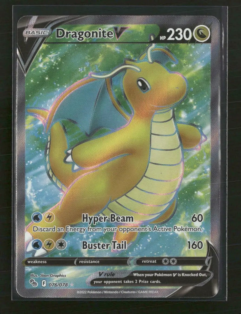 Pokemon GO Dragonite V (Full Art) #076/078