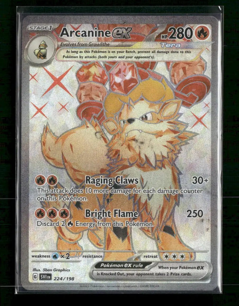 SV01: Scarlet & Violet Base Set Arcanine ex #224/198