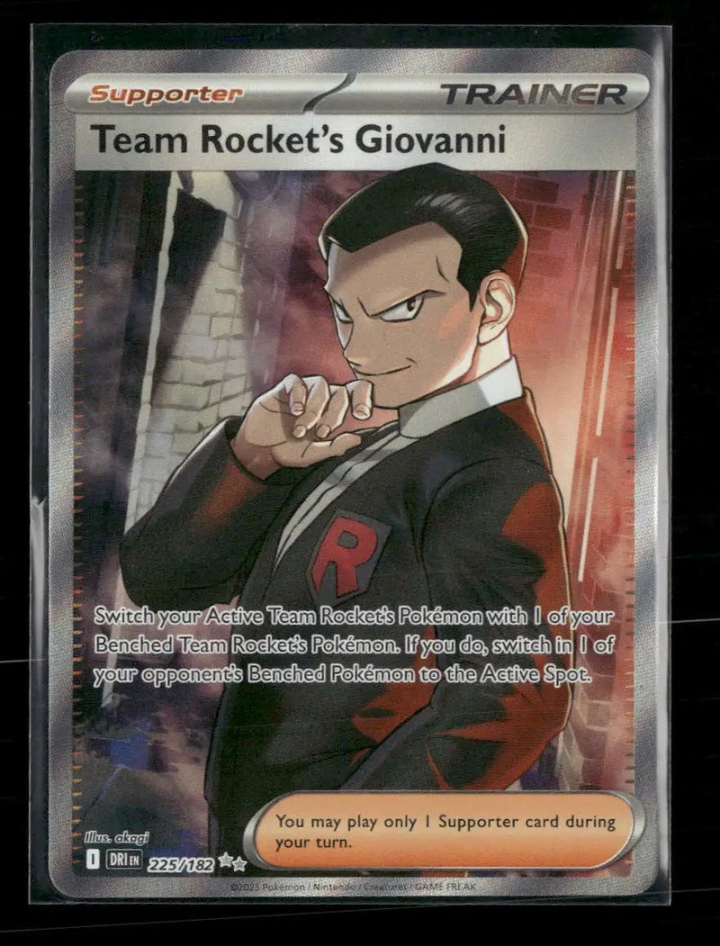 SV10: Destined Rivals Team Rocket's Giovanni #225/182