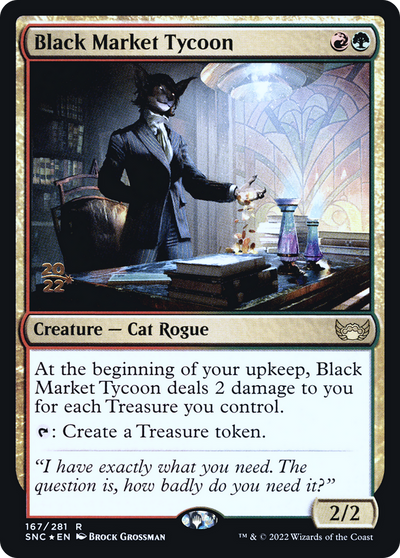Black Market Tycoon (PRE-167) - Streets of New Capenna Promos Foil