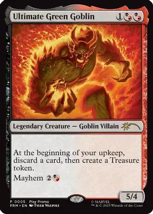 Ultimate Green Goblin (PLAY-005) - Play Promos Foil