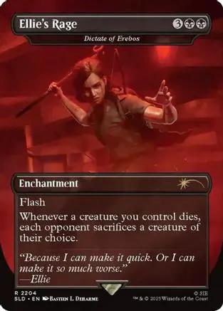 Ellie's Rage - Dictate of Erebos (SLD-2204) - Secret Lair Drop Series