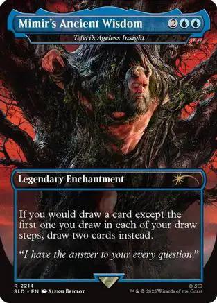 Mimir's Ancient Wisdom - Teferi's Ageless Insight (SLD-2214) - Secret Lair Drop Series Foil