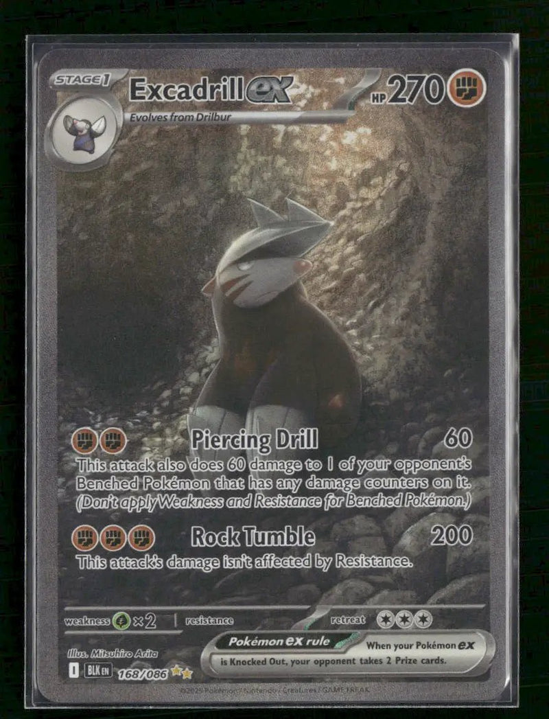 SV: Black Bolt Excadrill ex #168/086