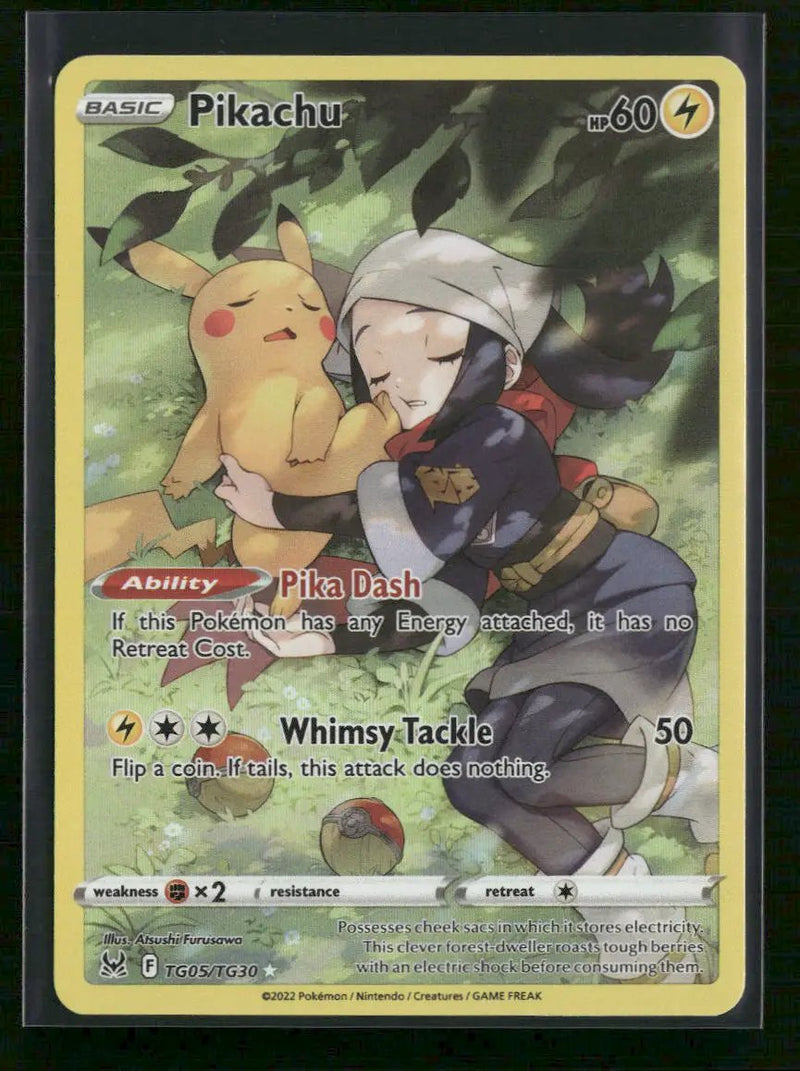 SWSH11: Lost Origin Trainer Gallery Pikachu #TG05/TG30