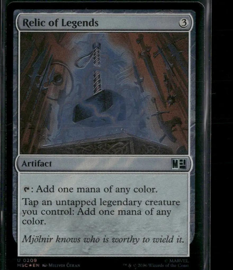 Commander: Marvel Super Heroes Relic of Legends (Surge Foil) #209