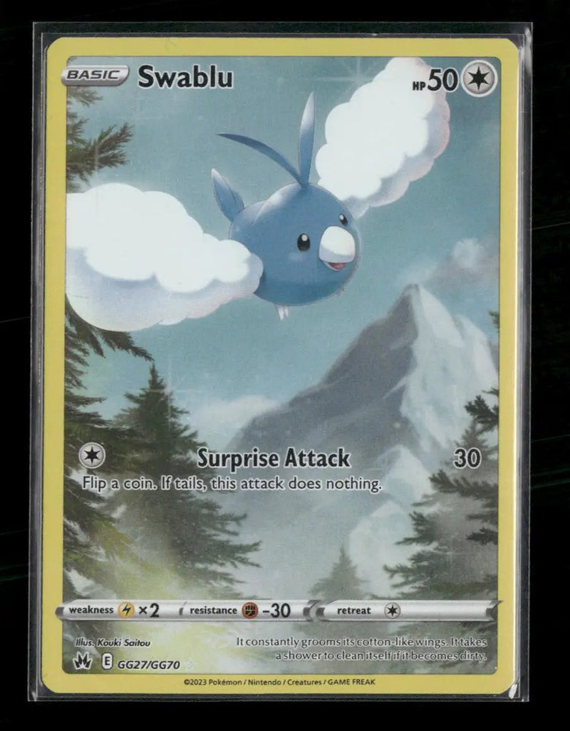 SWSH: Crown Zenith: Galarian Gallery Swablu #GG27/GG70