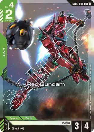Red Gundam (C+) (ST06-006) - Starter Deck 06 Clan Unity Holofoil