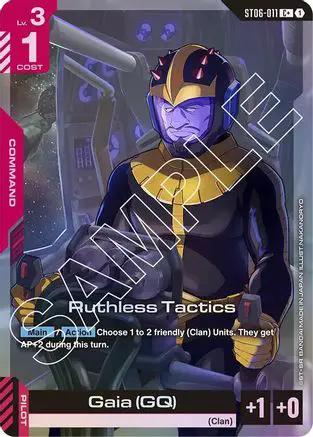 Ruthless Tactics (C+) (ST06-011) - Starter Deck 06 Clan Unity Holofoil