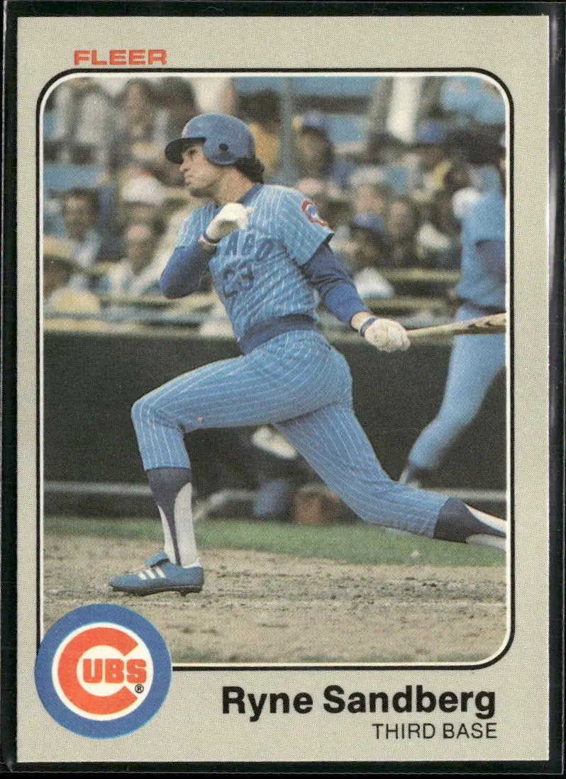 1983 Fleer Ryne Sandberg Rookie #507